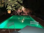 Pool at night